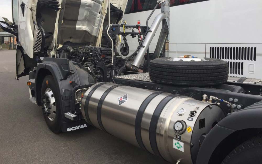 Газовые балоны грузовика Scania Скания CNG